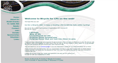 Desktop Screenshot of bicycleforlife.org