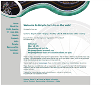 Tablet Screenshot of bicycleforlife.org